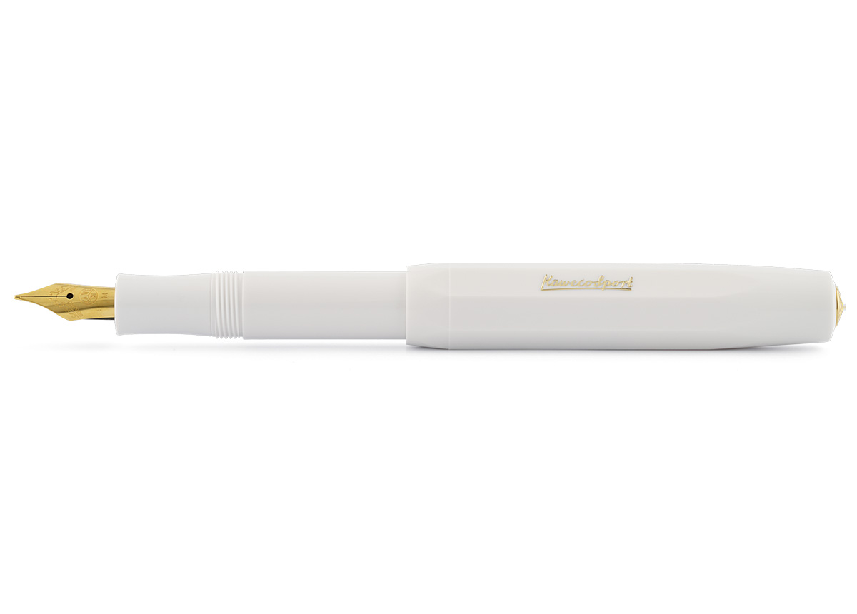 KAWECO CLASSIC SPORT FOUNTAIN PEN WHITE M (0002) 